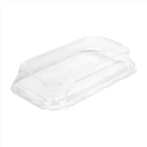 Couvercles transparent PET "sushi" 160x91x32mm